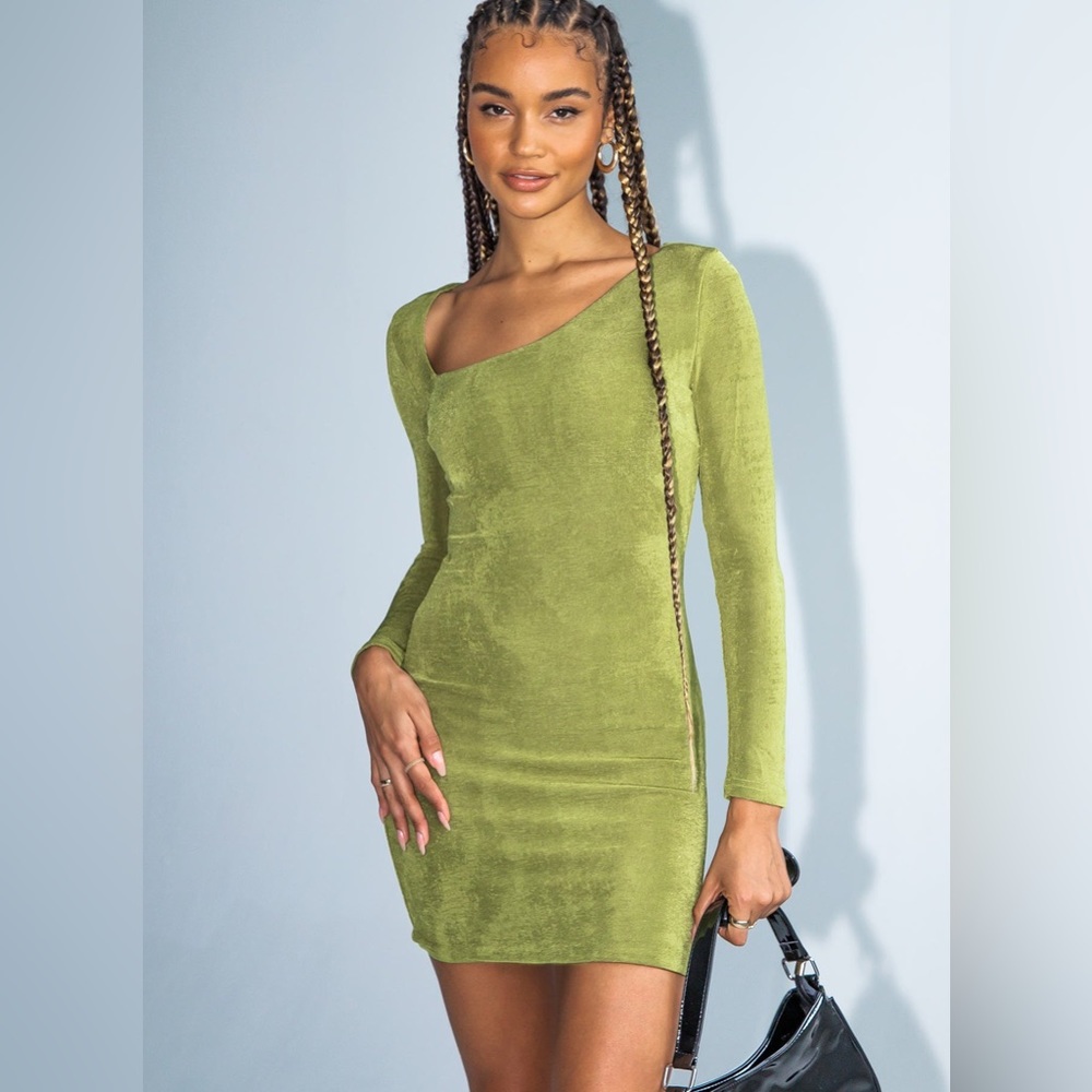 Princess Polly green dress
